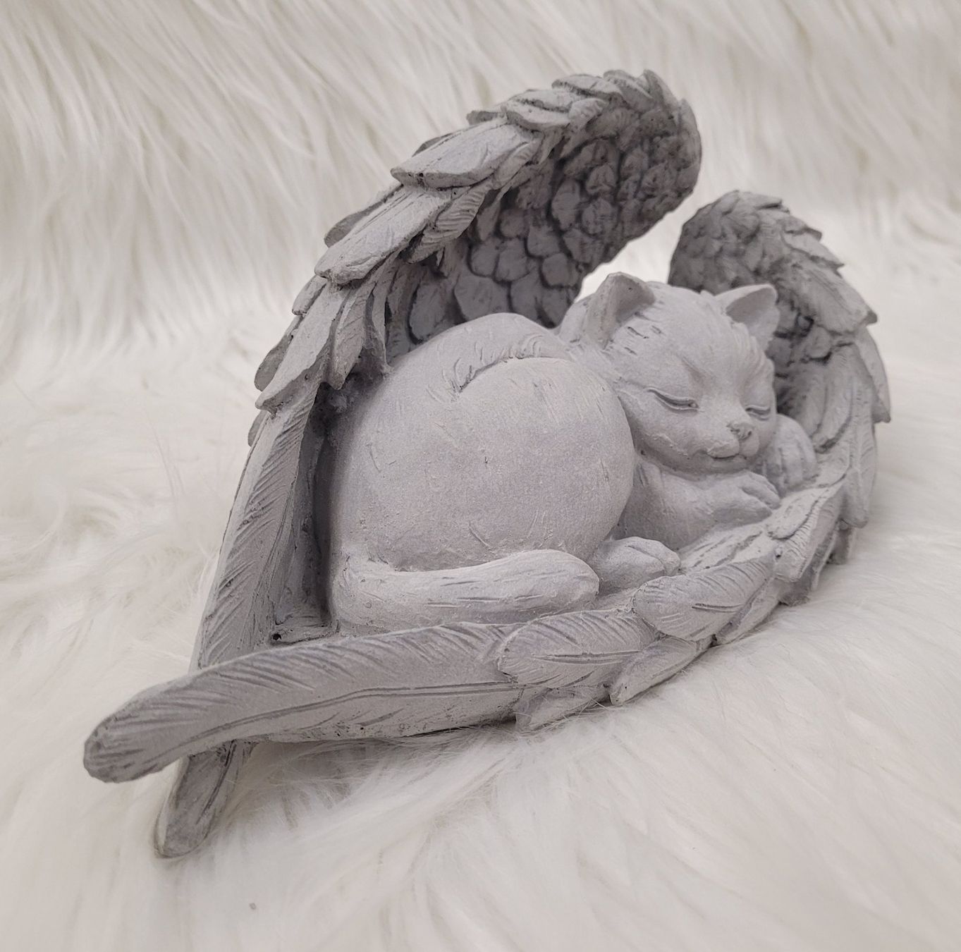 Tutte le decorazioni: Beton Katzen Engel (handgemacht) – Nuovo e nell'imballaggio originale da Wohlen AG venduto da BetonPapierUpcycling 7