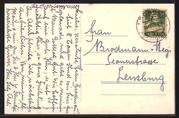 Cartes postales: AK Locarno, Hotel Esplanade, 1927 – D'occasion à Berlin par bartko-reher 1