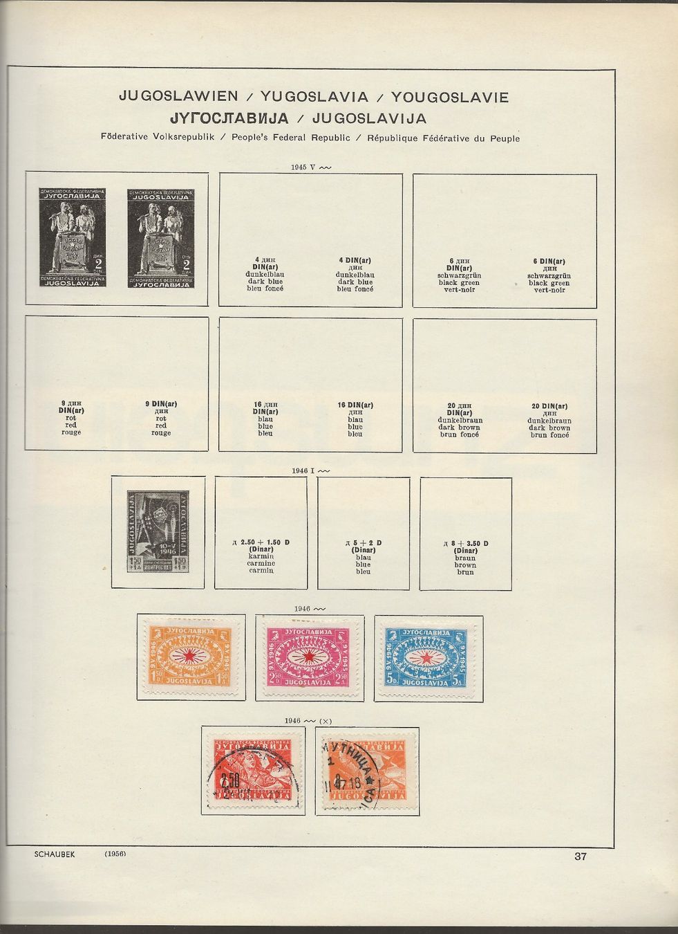 Tous les timbres: Marken Jugoslawien – D'occasion à Au ZH par xelagreb01 7