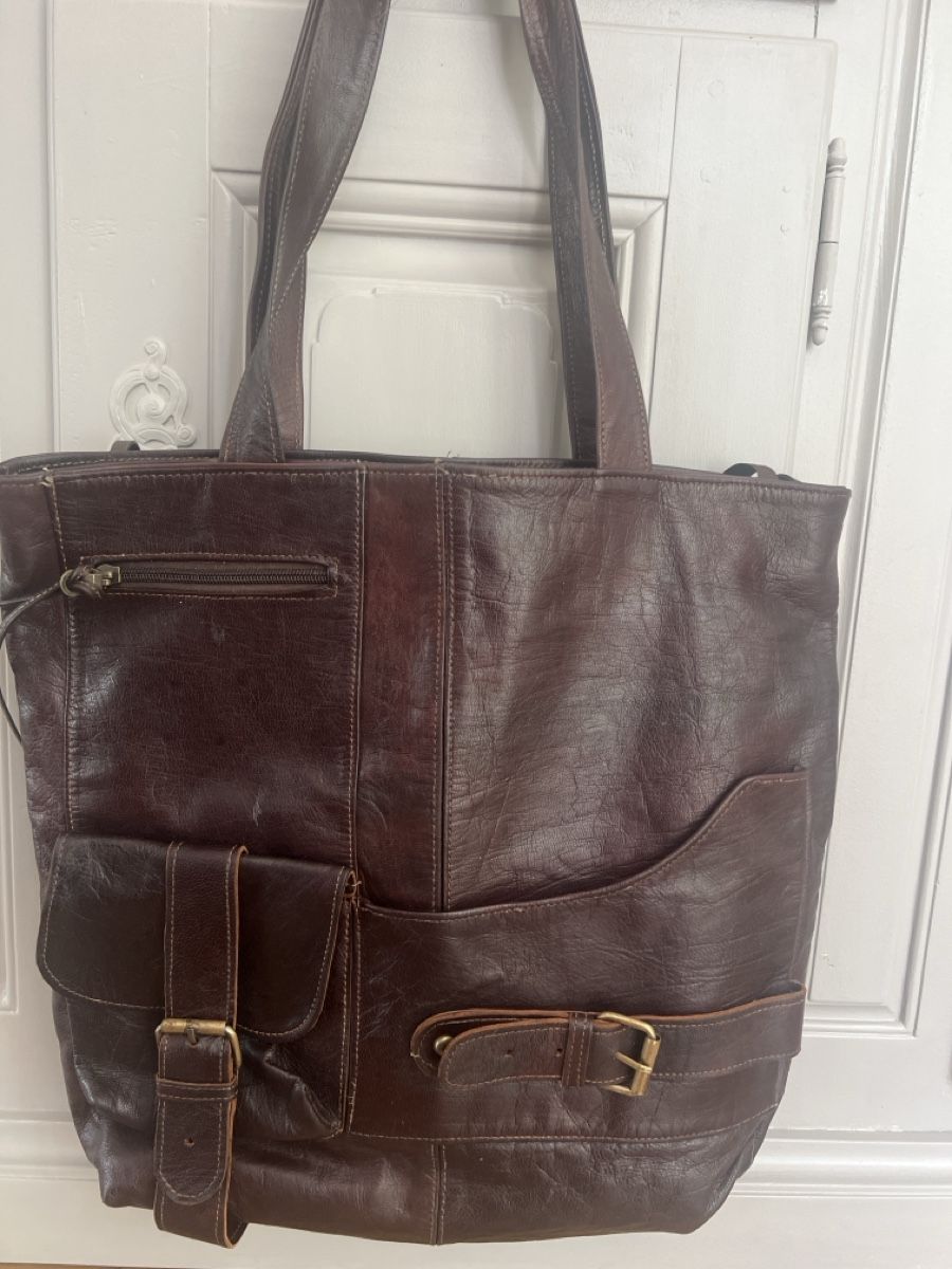 Borse: Tolle Ledertasche braun Vintage – Usato da Luzern venduto da Portfino