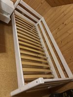 FlexibelKinderbett Holz weiss mit Lattenrost