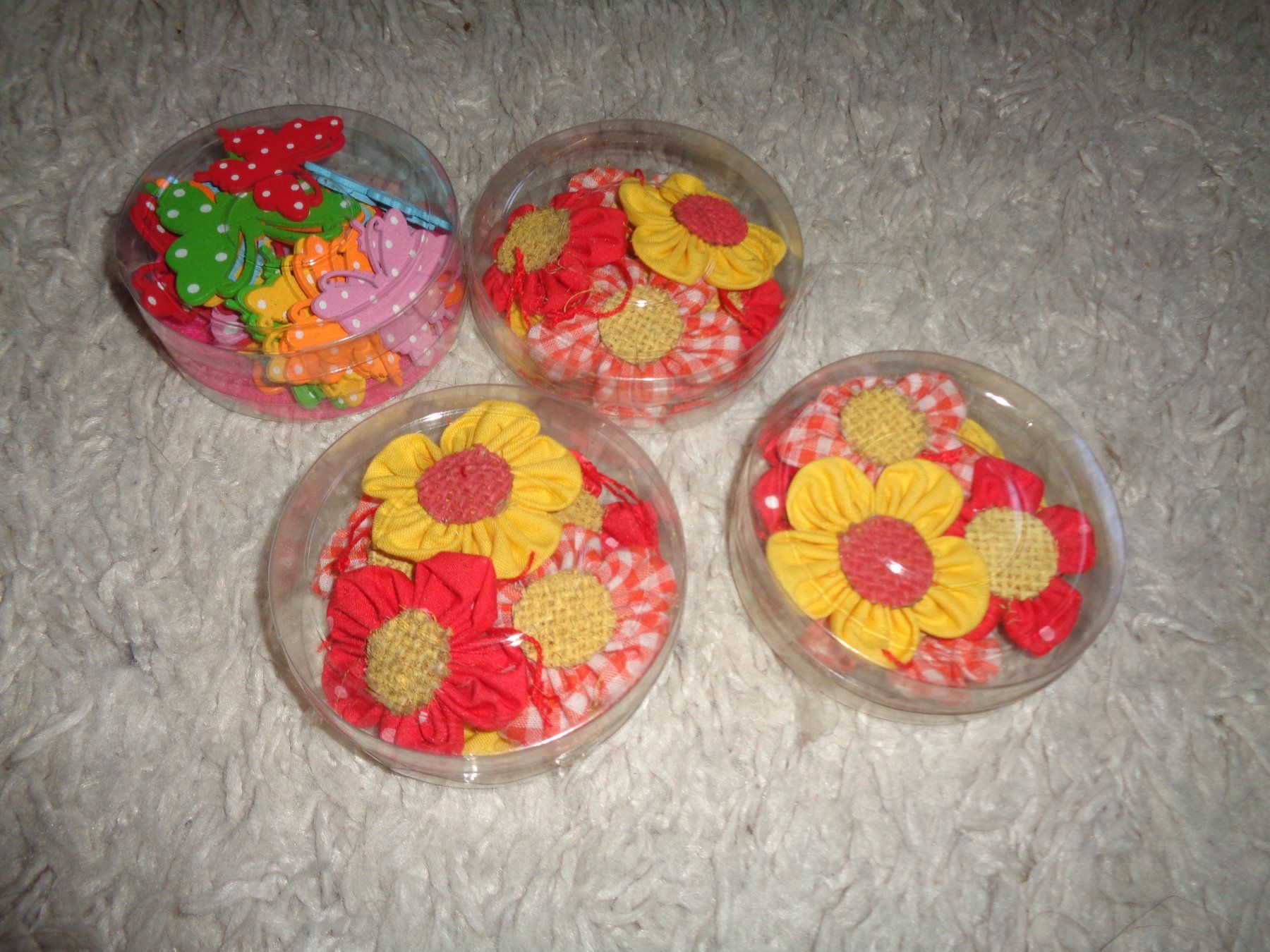 Bastelsets: *** Verschiedene Deko *** / Blümchen  Schmetterlinge ab 1.00 – Neu und originalverpackt aus Othmarsingen von Leuchtturmlady 2