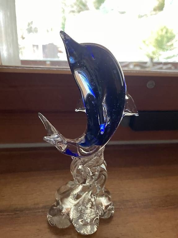 Statuette: Glasfiguren Delphine – Nuovo (secondo la descrizione) da Niedermuhlern venduto da Brunnenthal 2