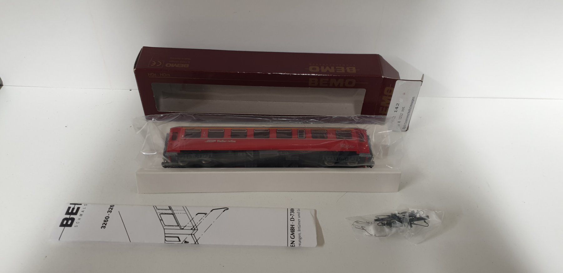 Bemo Modellini di ferrovie: Bemo RhB  Personenwagen 3262  142 – Nuovo (secondo la descrizione) da Geroldswil venduto da TopTrain54 2