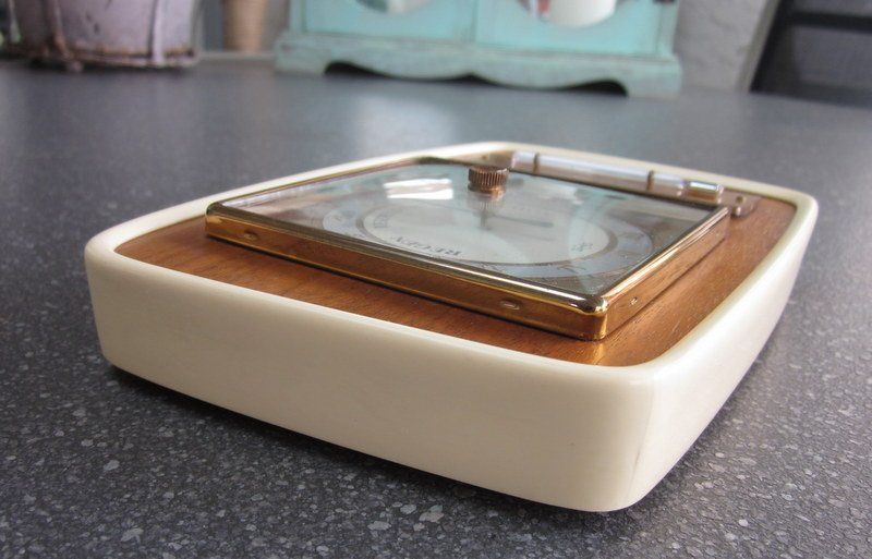 Altri elettrodomestici e apparecchi d’epoca: Mid Century Barometer,Thermometer, Holz Kunststoffrand Sundo – Usato da Bischofszell venduto da raika 7