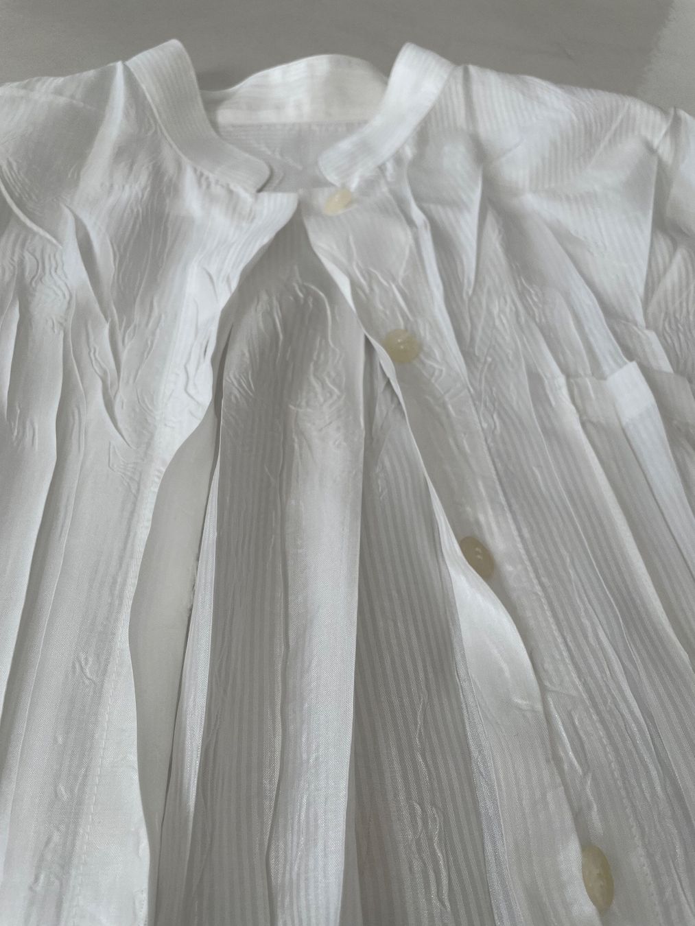Issey Miyake Camicette: Pleats Please -  Issey Miyake - Hemd – Usato da Minusio venduto da Pink222 7