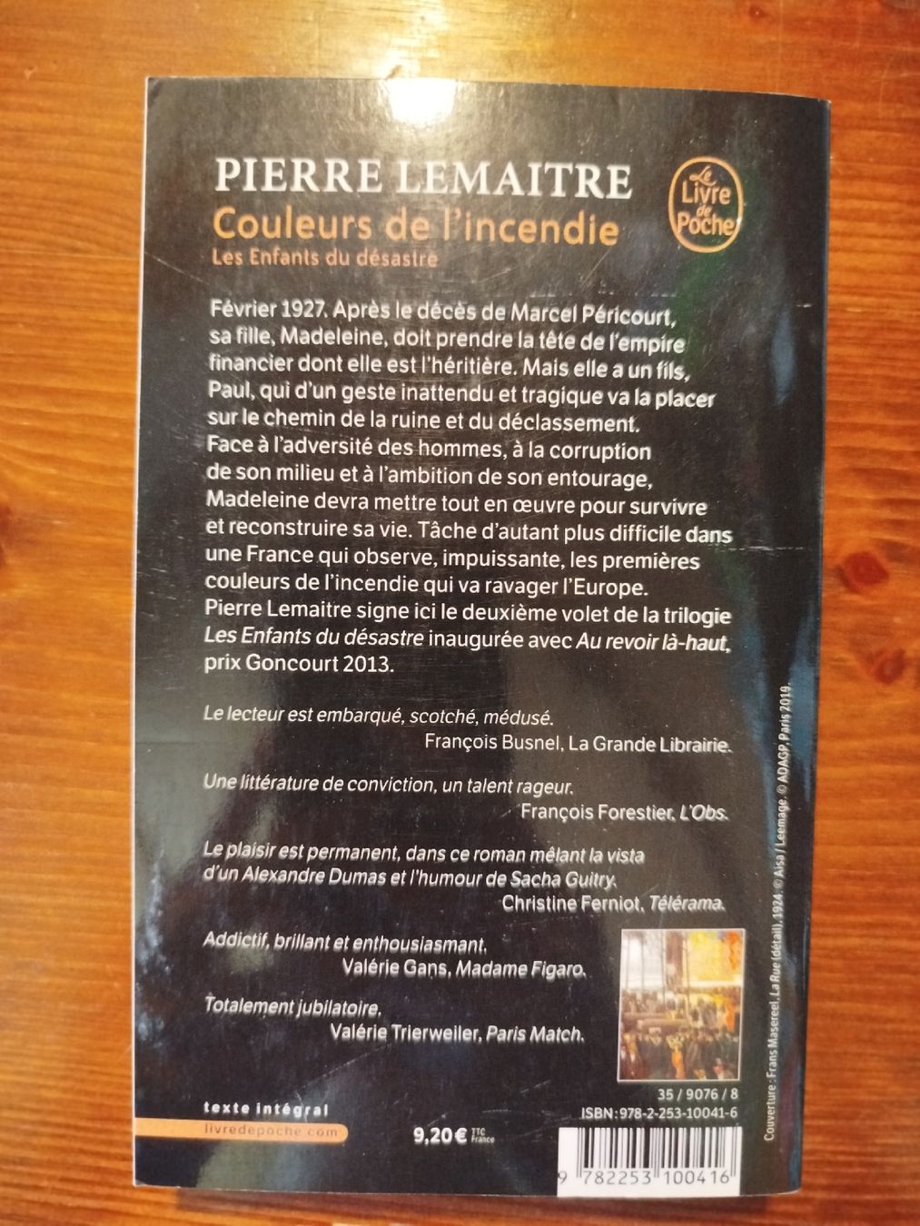 Bücher: Couleurs de l'incendie de Pierre Lemaître – Neu (gemäss Beschreibung) aus Vaulruz von Jpittet102 1