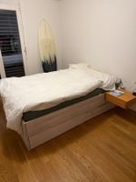 Ekomia Bett Lade Comfort 140×200 cm – Massivholz, Lattenrost