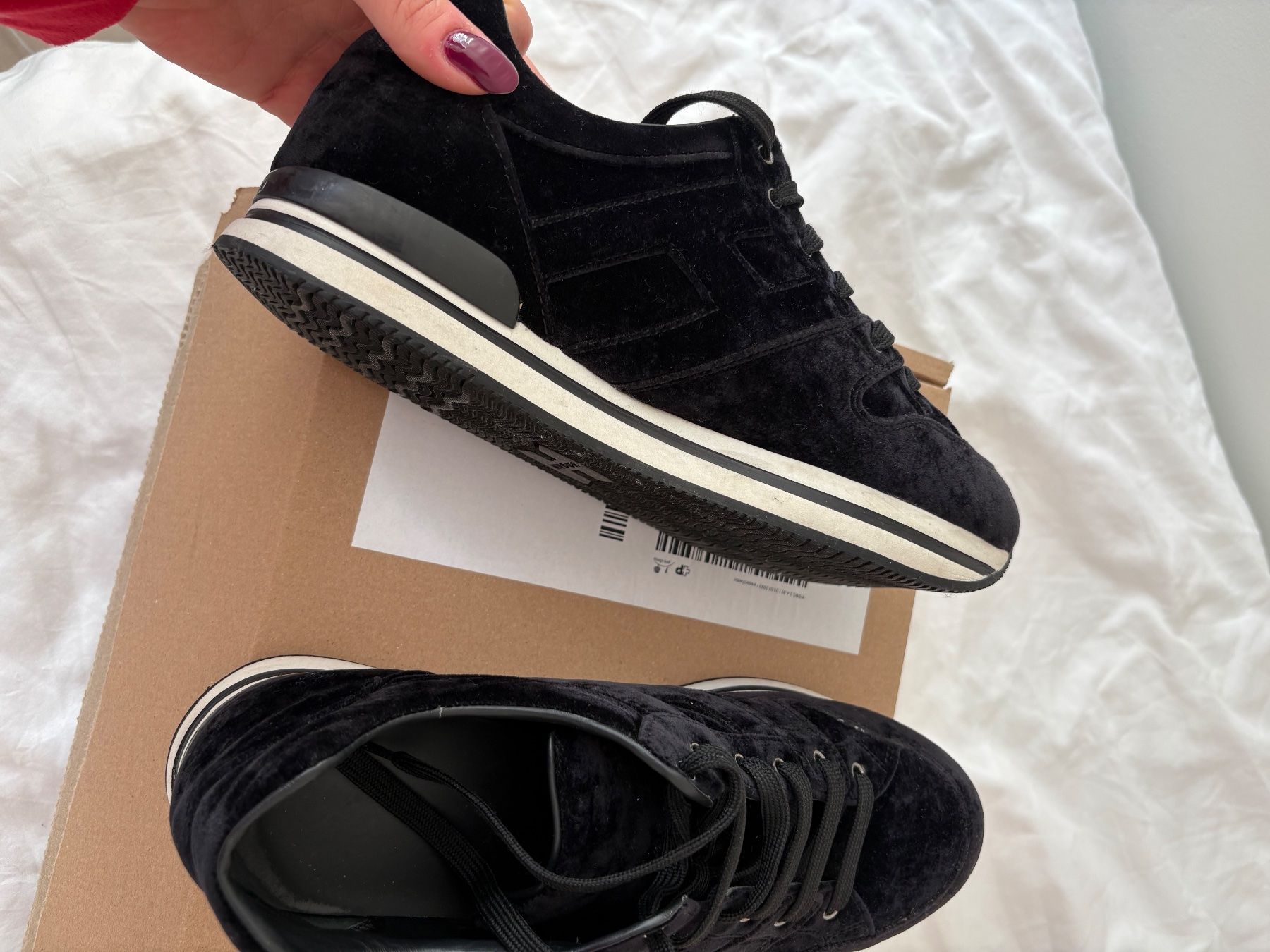 Hogan Scarpe da donna: Hogan baskets noir velvet 41 – Usato da Vésenaz venduto da ilomd 6
