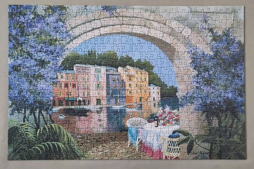 Puzzle: Puzzle 500 Teile: "Wicker Wine Lace & Love" – Usato da Zug venduto da dom_j2s6 1