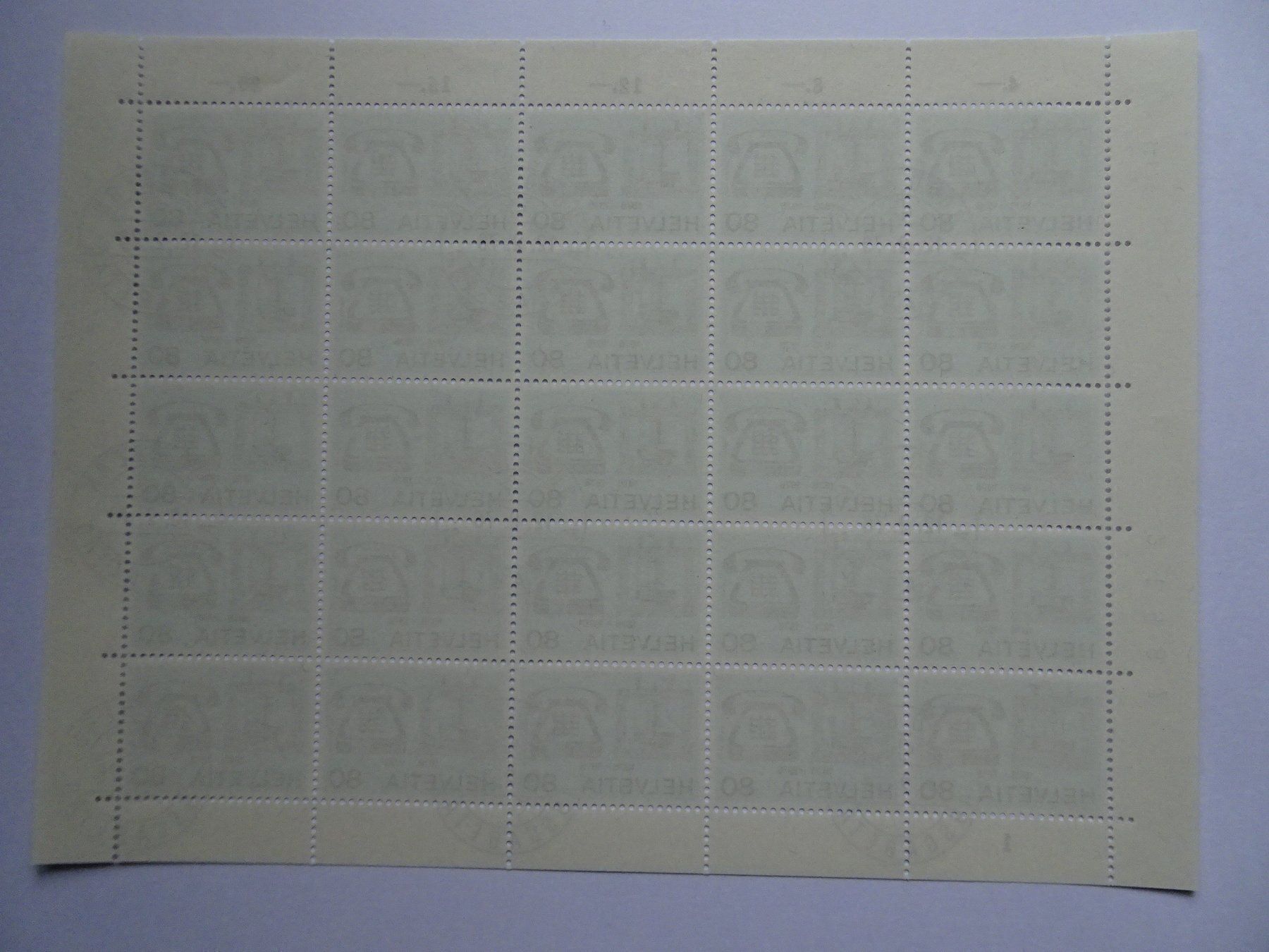 Tous les timbres: 1976 – Neuf (Voir description) à Aadorf par Chnorli-Furz 1
