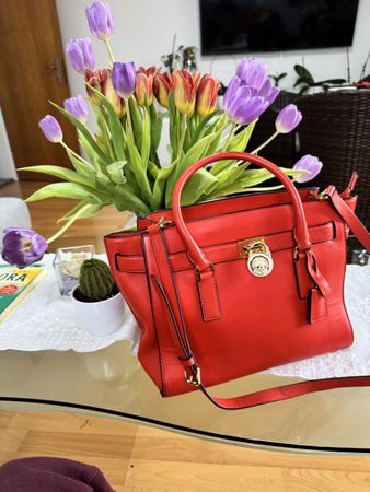 Michael Kors Handtasche – Rot, sehr elegant