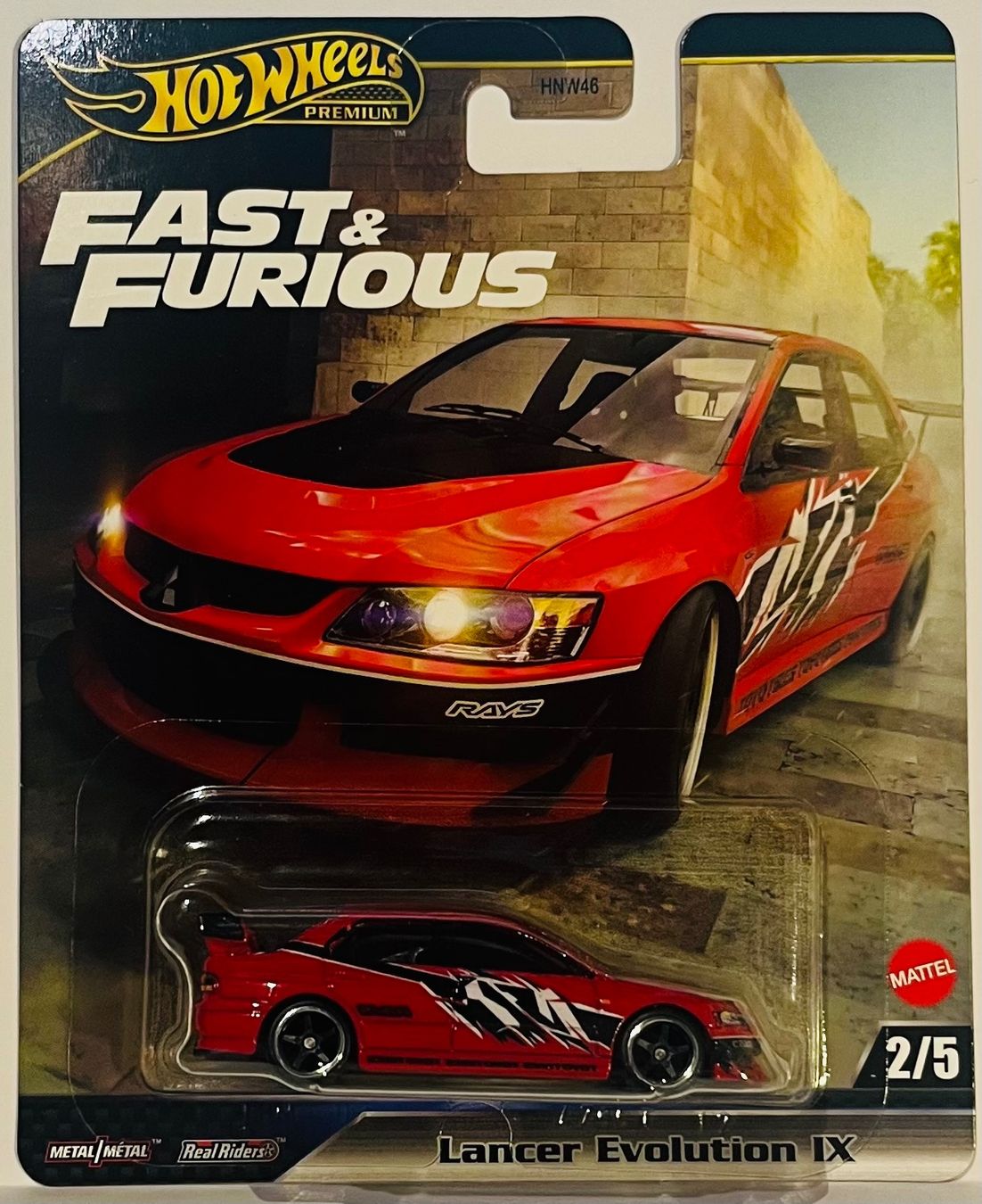 Hot Wheels Modellini d'auto: Hot Wheels - Mitsubishi Lancer Evolution IX – Nuovo e nell'imballaggio originale da Brittnau venduto da tor129