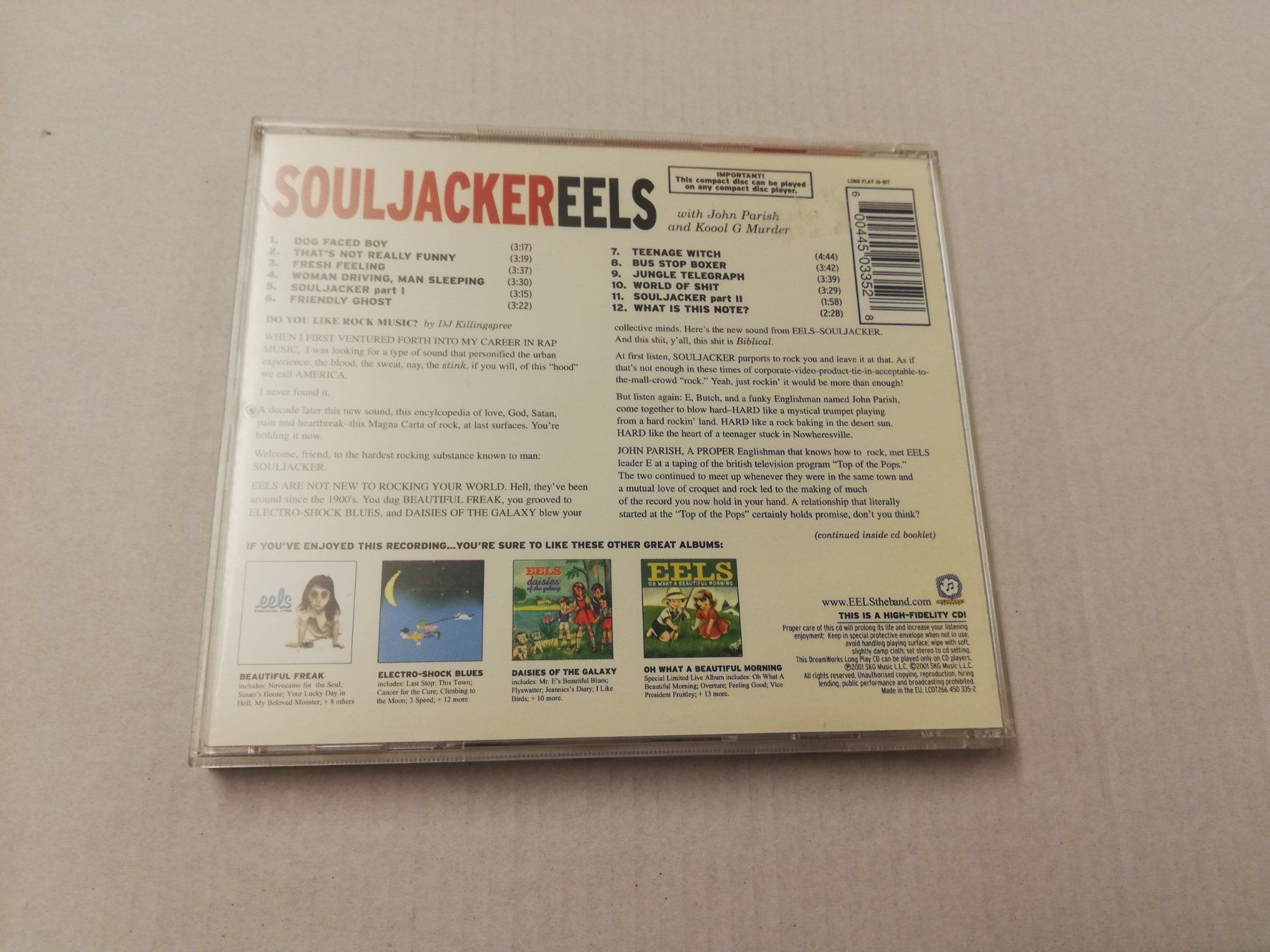 CDs: EELKS - SOULJACKER – Gebraucht aus Bern von Vinylsound.ch 1
