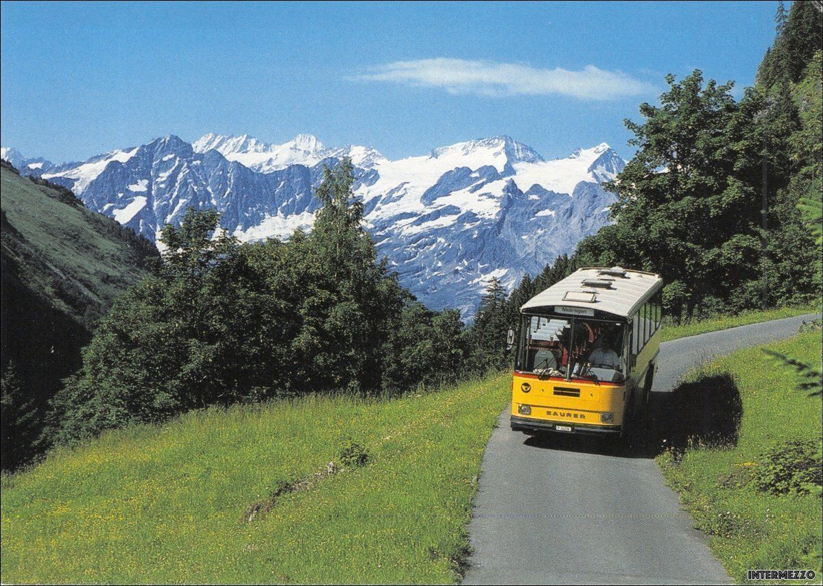 Cartes postales: Postauto // Saurer // Engstlenalp BE – D'occasion à Basel par intermezzo12