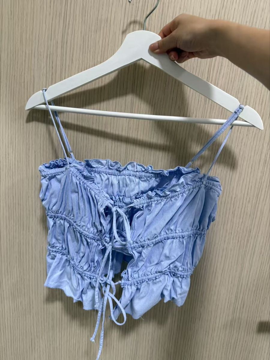 Zara Tops: Zara Cute Summer Blue Crop Top – Gebraucht aus Zürich von dam_t7hk
