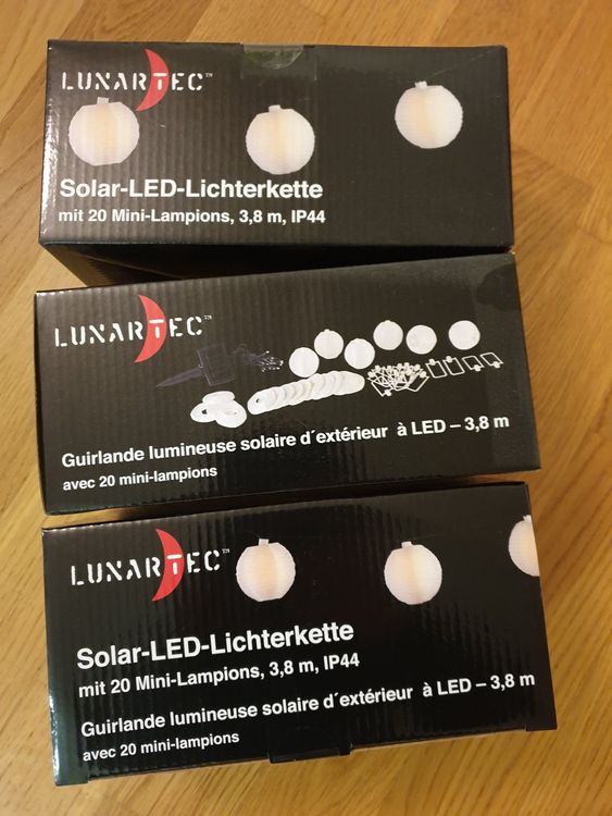 Solar LED Outdoor Lampion Lichterkette Kaufen auf Ricardo