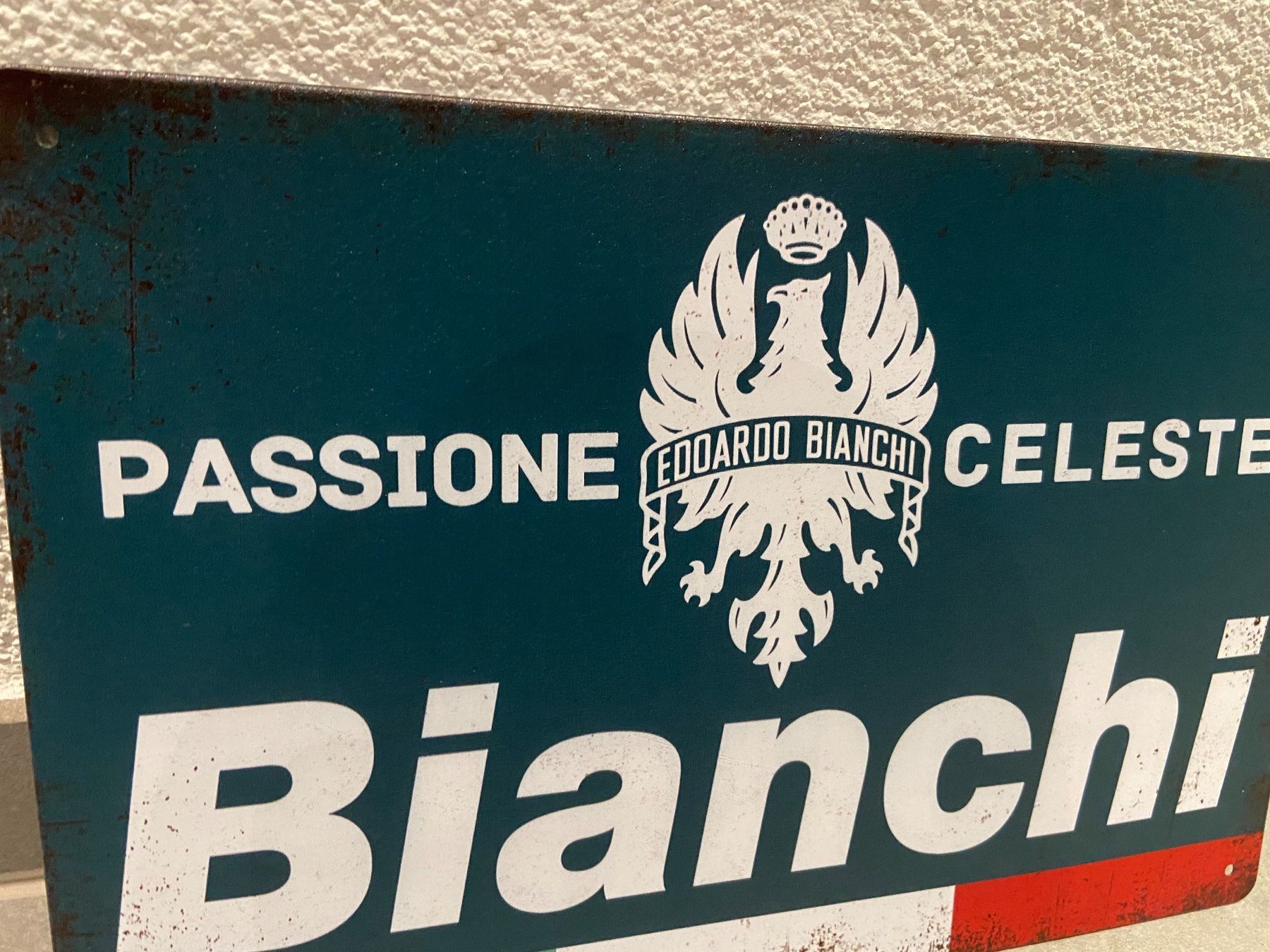 Insegne: EDOARDO BIANCHI Tafel EinzigartigNeu – Nuovo e nell'imballaggio originale da Seon venduto da Aaargauer01 1