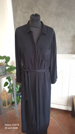 Noa Noa robe chemise noir .38