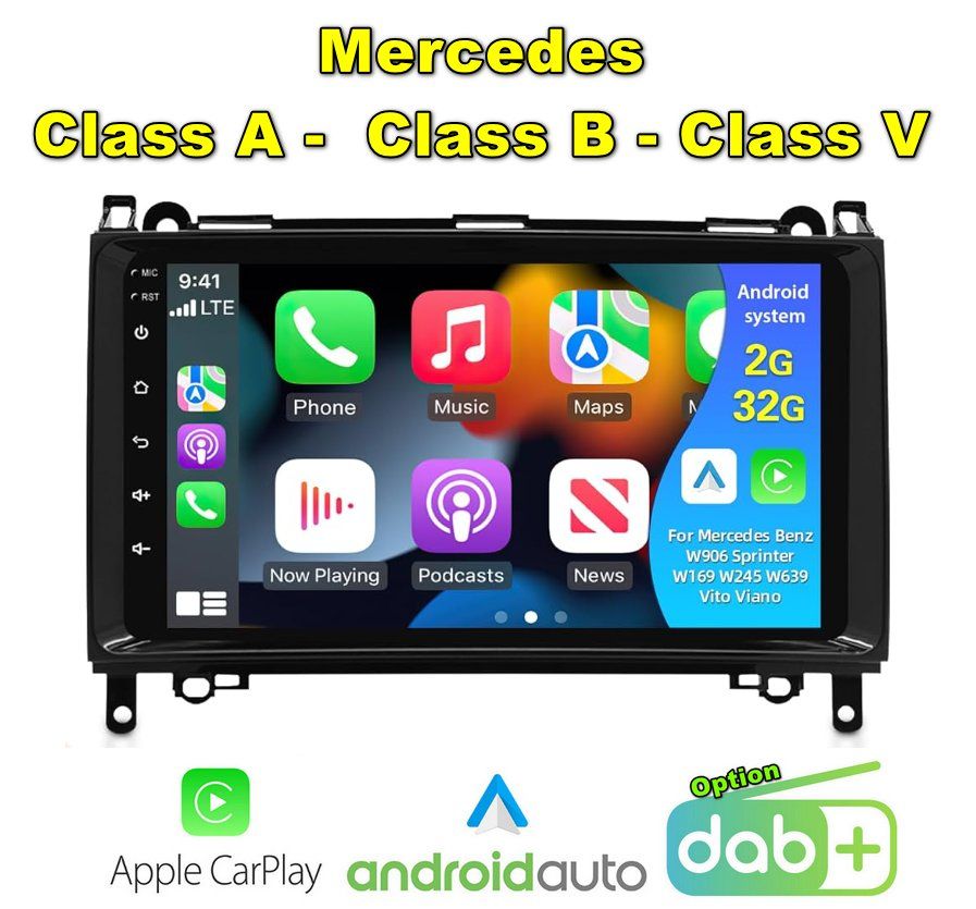 Radios: Radio Mercedes - Android 14 - Bluetooth, Carplay, DAB+ – Neu und originalverpackt aus Corcelles-près-Payerne von FactoryofSound