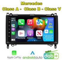 Radio Mercedes - Android 14 - Bluetooth, Carplay, DAB+