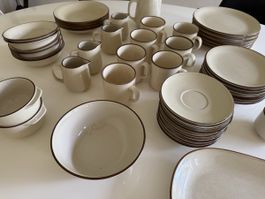 Geschirr-Serie „Claire“ von Rössler Porzellan Vintage