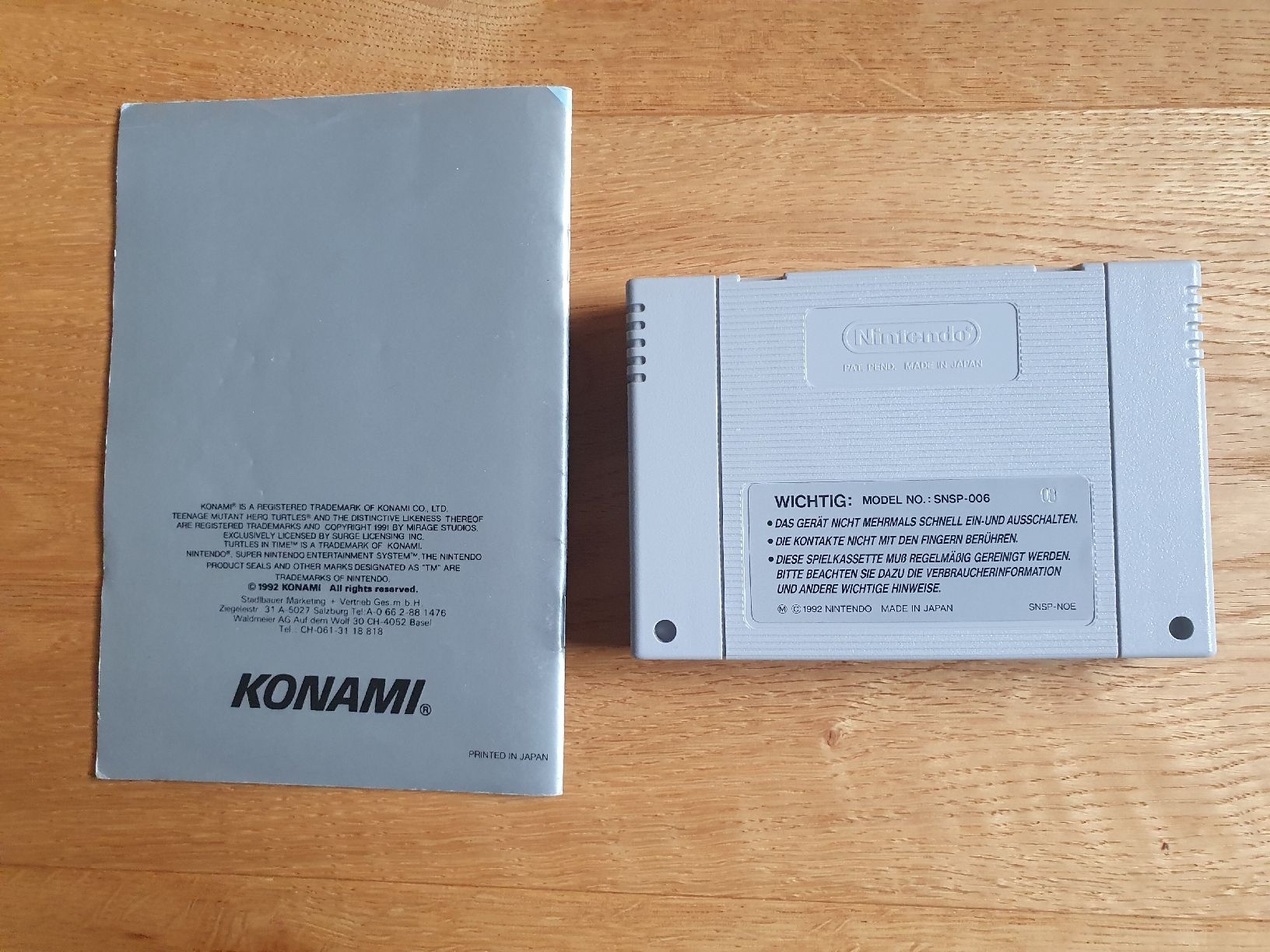 Nintendo Giochi: SNES Turtles in Time inkl. Booklet / Anleitung – Usato da Glis venduto da Shortbread_ 1