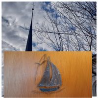 Bateau 3D déco/ Hingucker Garantiert /Schöne Handarbeit