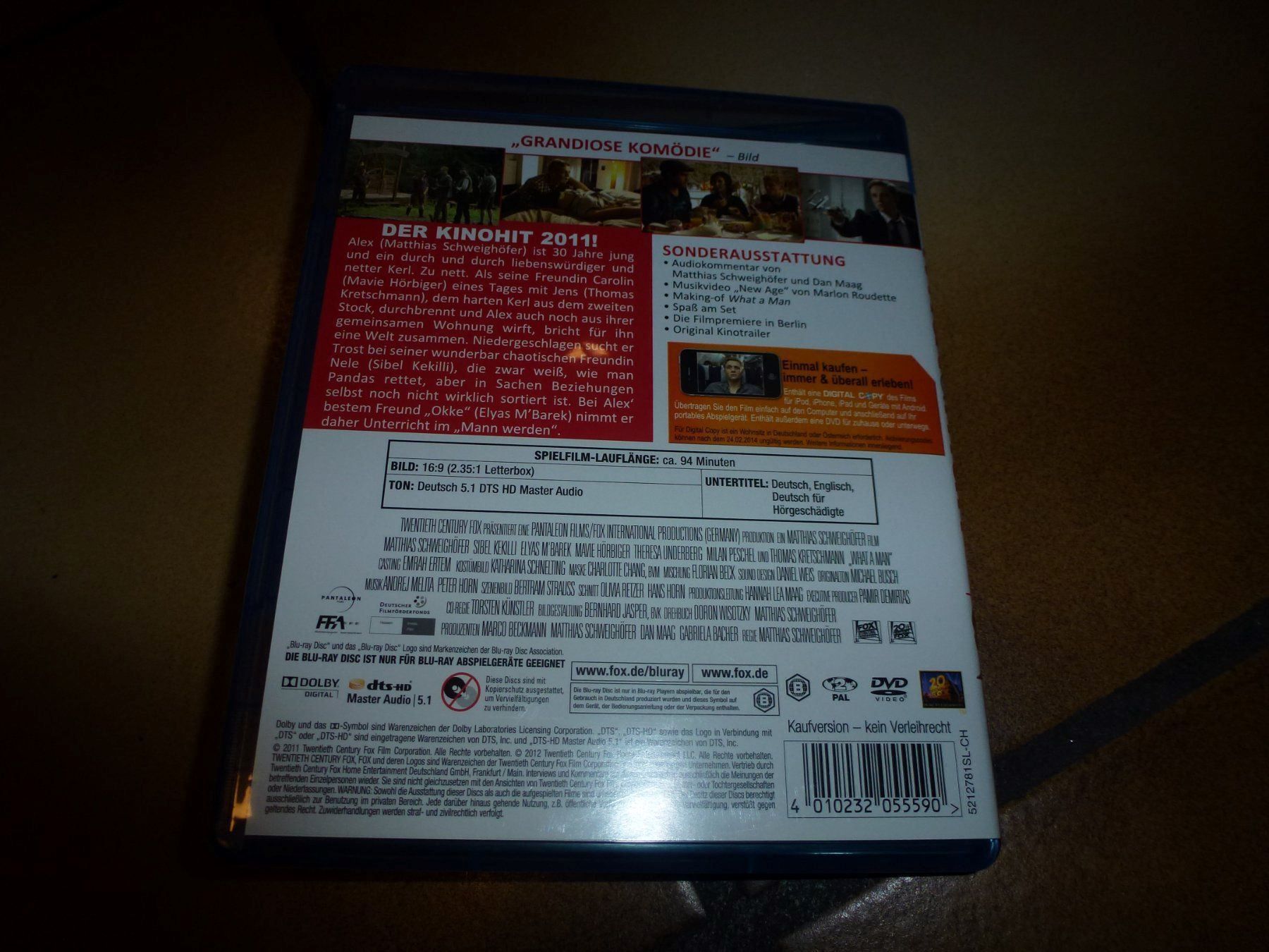 Tous les DVDs: What a Man BLU-RAY – D'occasion à Olten par Disc-Verkauf 2