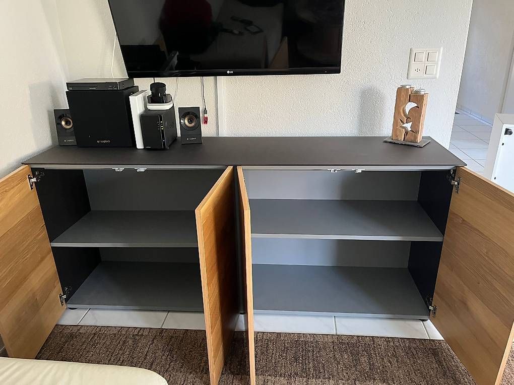 Pfister Cassettiere: Sideboard von Möbel Egger, hochwertig, 180x45x79 – Nuovo (secondo la descrizione) da Buttwil venduto da Pixie30 2