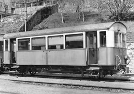 Ponte Tresa (TI) Ferrovia FLP carrozza B11 Tram