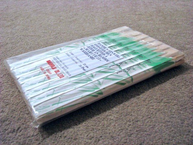 Bestecksets: Bambus Einweg Ess-Stäbchen Chop Sticks stabil nachhaltig – Neu (gemäss Beschreibung) aus Wil ZH von Arbolero 7