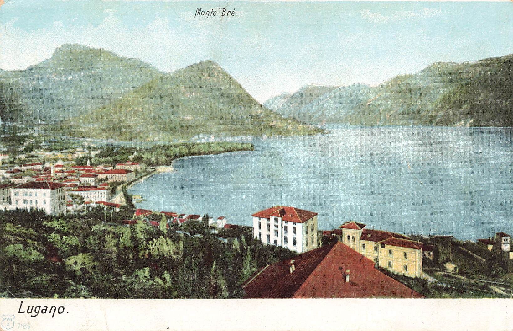 Ansichtskarten: Lugano – Gebraucht aus Biasca von Blenio71