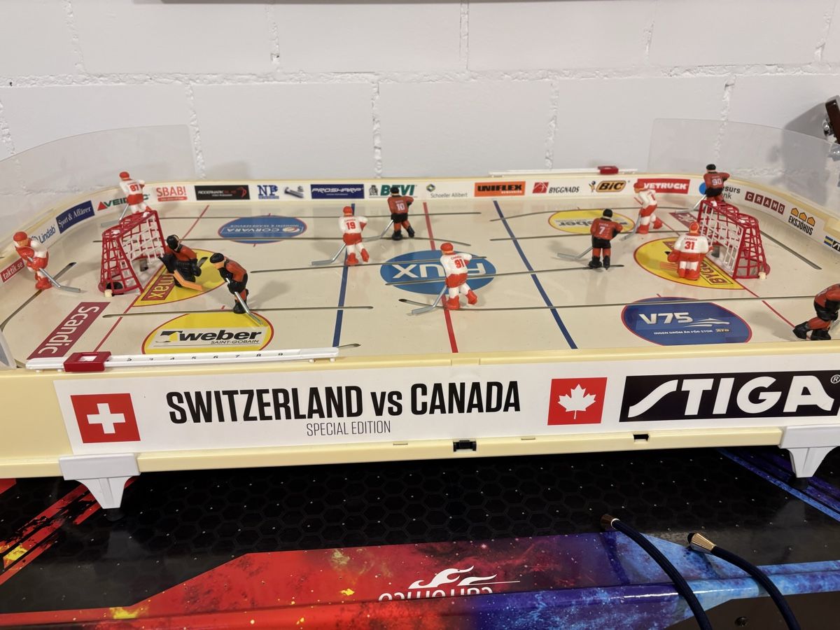 Stiga Spiele: Stiga Eishockey Tischspiel – Gebraucht aus Brittnau von  1