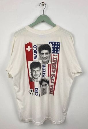 Schweiz Nati WM 1994 USA 2026 Vintage Shirt Chapuisat