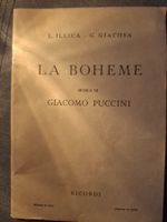 Livret d'opéra vintage "La Bohème" - Giacomo Puccini (1961)