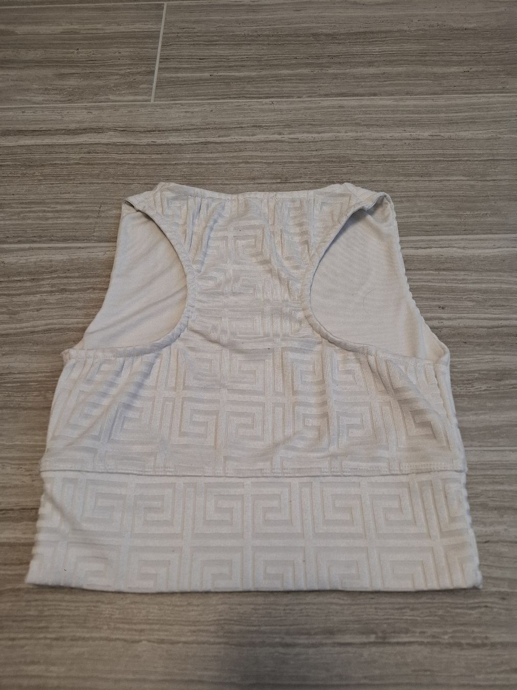 Top: haut blanc à motif XS – Usato da Ecublens FR venduto da ame_y8tq 2