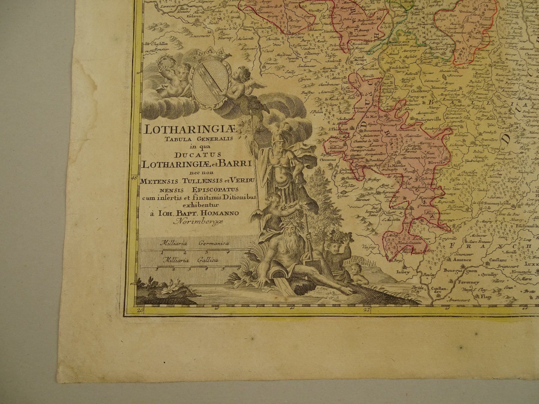 Cartine & Atlanti: LOTHRINGEN, LORRAINE, KUPFERSTICHKARTE – Usato da Grüningen venduto da Kartensammler 2