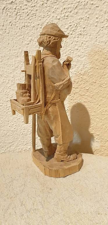 Sculture & Statue: Holzfigur geschnitzt Holzskulptur  – Usato da Uetliburg SG venduto da Stein414