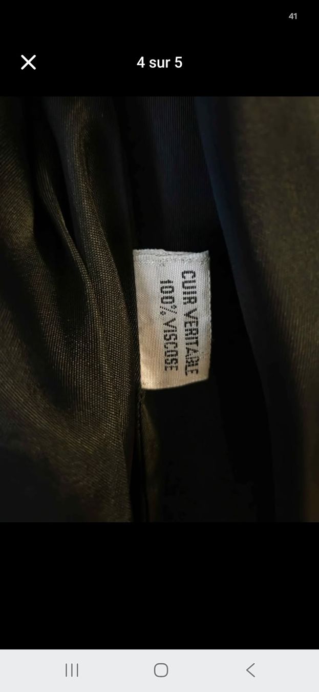 Giacche: veste cuir femme  – Usato da Villaz-St-Pierre venduto da Weeping_Angel 3