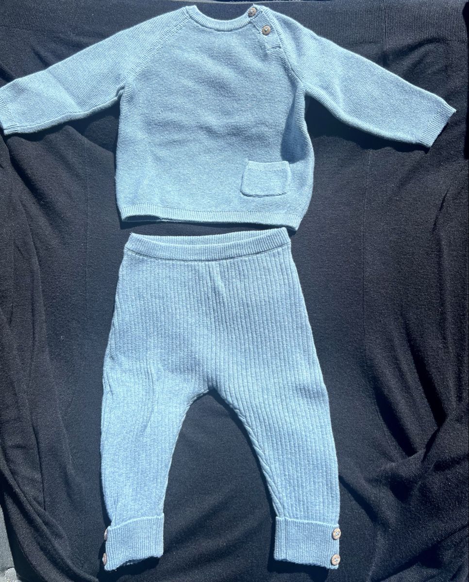 C&A Lotti di vestiti: Baby Strick-Set, hellblau, C&A, Gr. 68 (3-6M) – Nuovo (secondo la descrizione) da Port venduto da Selvaggi_Acquisti