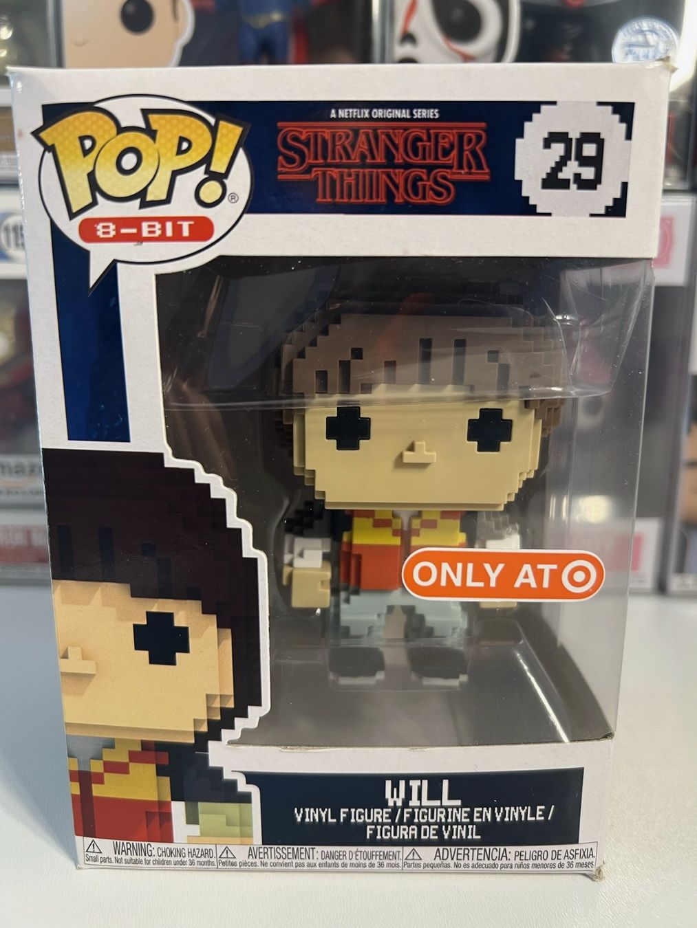 Funko Statuette: Funko POP! 8-Bit Stranger Things Will Edition Limitée Target – Nuovo e nell'imballaggio originale da Le Mouret venduto da perfectbijou