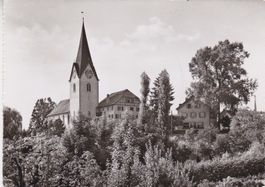 Zürich - Höngg - Kirche mit Umgebung.