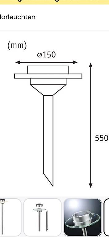 Lampen: Garten Solar Lampen 6 Stück – Gebraucht aus Gempenach von Mittelpudel 3
