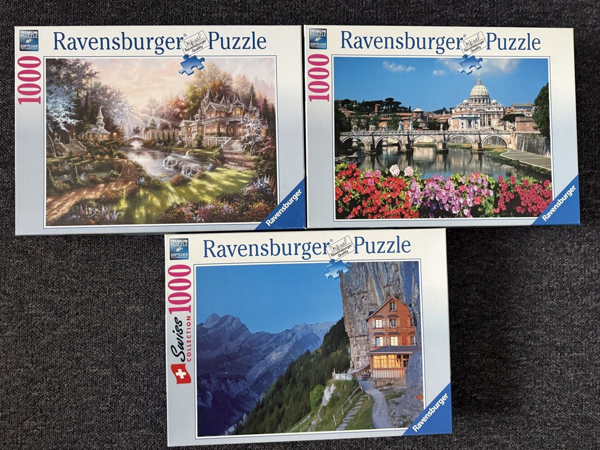 Ravensburger Puzzle: 3 Puzzles (1000er) – Usato da Menziken venduto da Slechtvalker