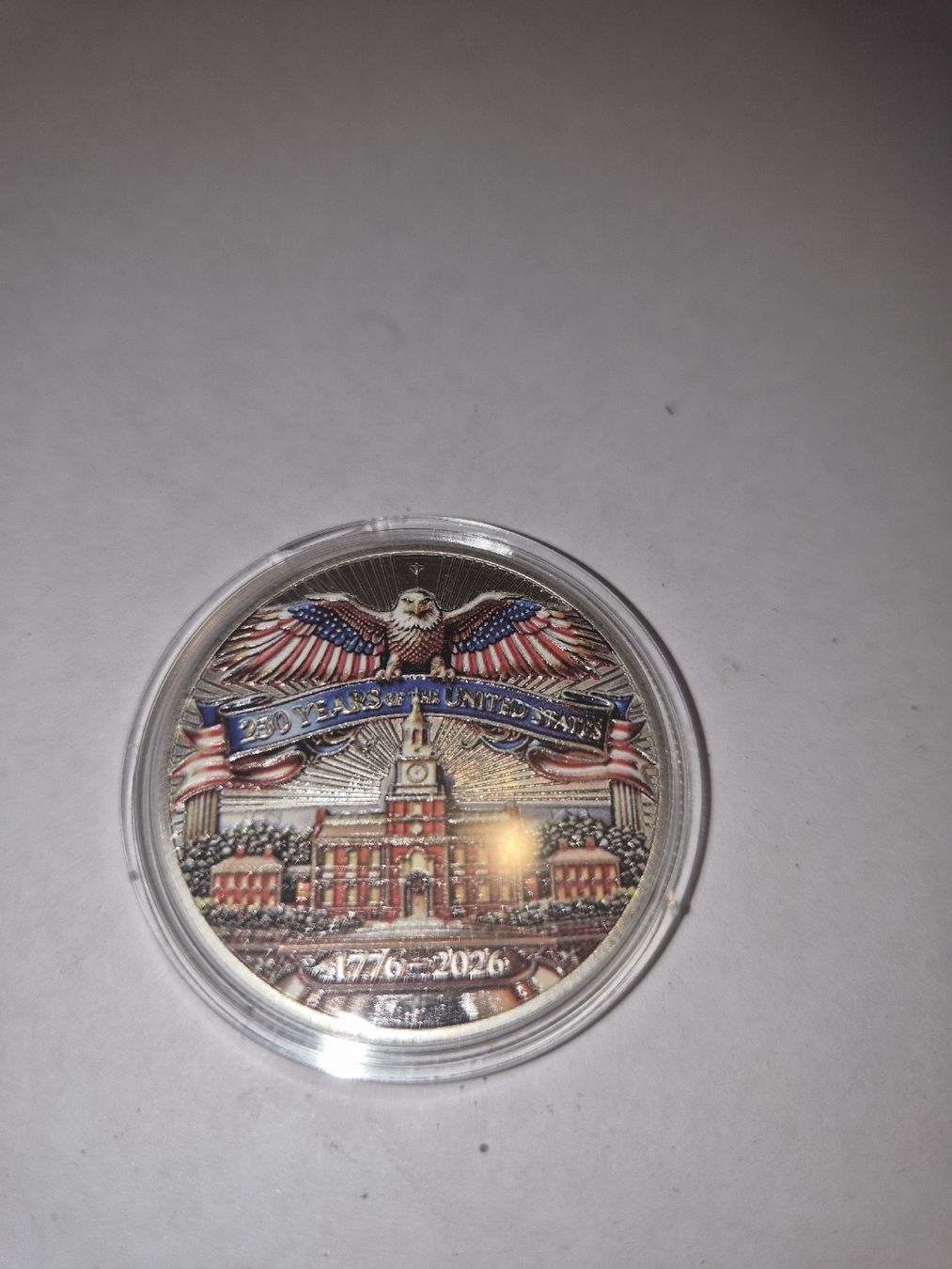 Alle Münzen: Pièce commémorative 250 ans USA – Neu (gemäss Beschreibung) aus Senèdes von hen_fw8b 1