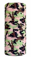 Bandana snood - Chasse rose
