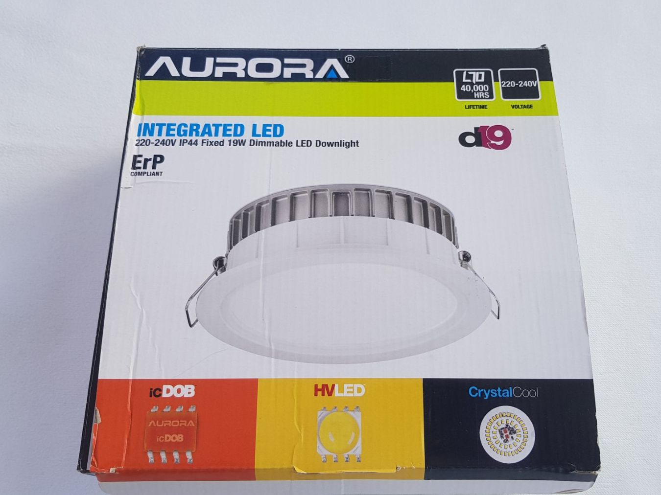 Lampade: Aurora LED Einbaustrahler, AURORA AU-DLB10019BW/40 – Nuovo e nell'imballaggio originale da Näfels venduto da BonFra 2