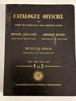 Vintage Katalog Schweizer Uhren Ersatzteile, Band 1&2! 1955