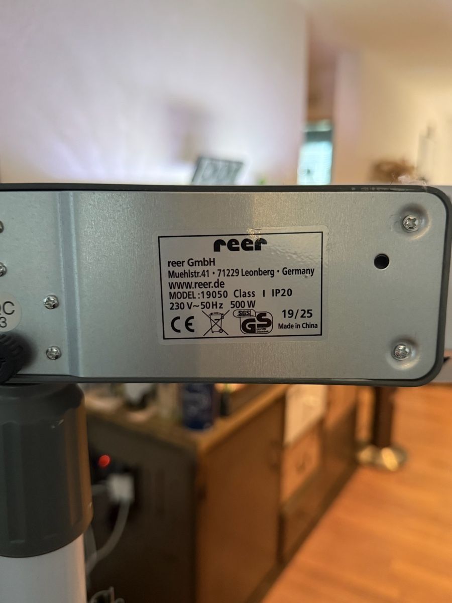 Reer Radiatori: Wickeltisch-Heizstrahler EasyHeat Flex – Usato da Andelfingen venduto da maisens 1